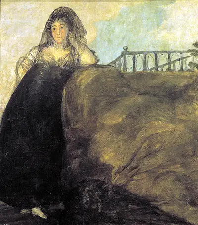 Una manola: doña Leocadia Zorrilla Francisco de Goya
